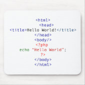 Tapis De Souris Accueil php geek (Devant)