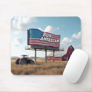 Tapis De Souris Acheter American Billboard Avec Red Tractor et Gra