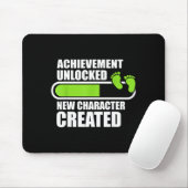 Tapis De Souris Achievement Unlocked New Character D Funny Pregnan (Avec souris)