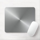 Tapis De Souris acier balayé par circulaire (Avec souris)