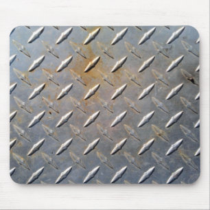 Tapis De Souris Acier en tôle diamant rouillé