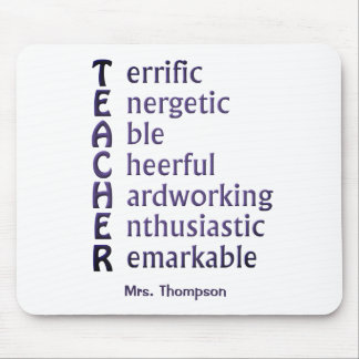 Tapis De Souris Acronyme pour enseignants