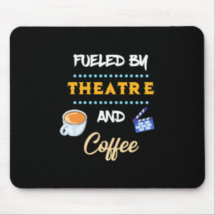 Tapis De Souris Acteur Alimenté Par Café De Théâtre