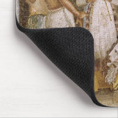 Tapis De Souris Acteurs préparant pour un jeu de satyre, ANNONCE (Coin)