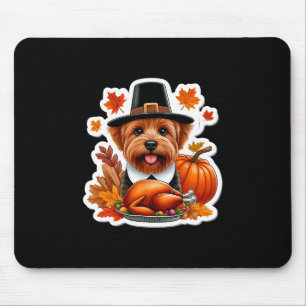 Tapis De Souris Action de grâce propriétaire de chien Norfolk Terr
