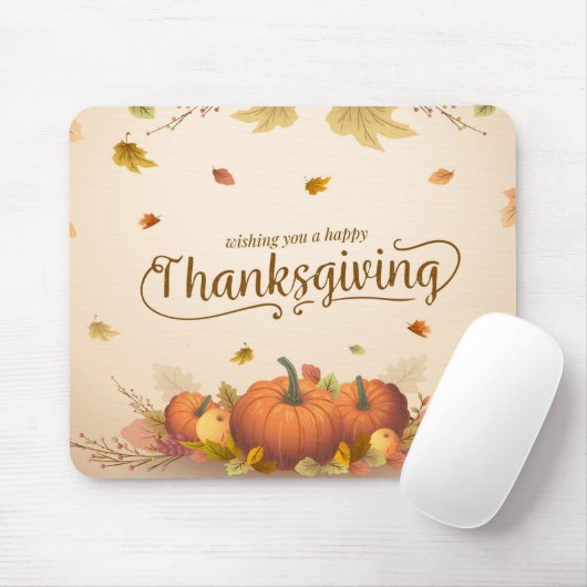 Tapis De Souris Action de grâces (Avec souris)