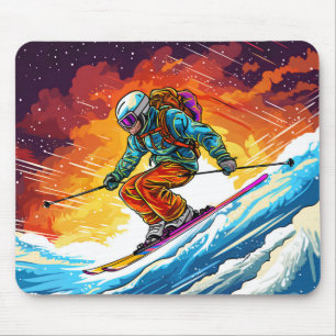 Tapis De Souris Action de ski
