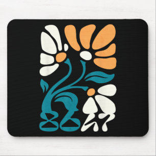 Tapis De Souris Activisme Subtil Groovy Floral Boho Politique Prot
