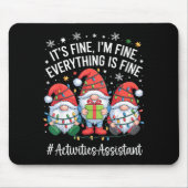 Tapis De Souris Activities Istant Gnome Everything Is Fine Christm (Devant)