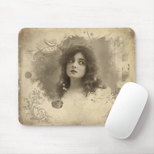 Tapis De Souris Actrice victorienne Miss Doro Mousepad (Avec souris)