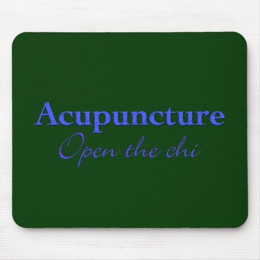 Tapis De Souris Acupuncture - Ouvrir le chi (Devant)