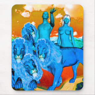 Tapis De Souris Adam et Ève