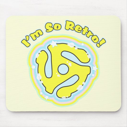 Tapis De Souris Adaptateur de 45 t/mn si rétro (Devant)