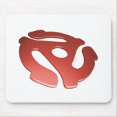 Tapis De Souris Adaptateur rouge de 3D 45 t/mn (Devant)