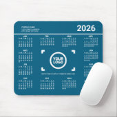 Tapis De Souris Add Your Own Logo 2026 Calendar Mousepad (Avec souris)