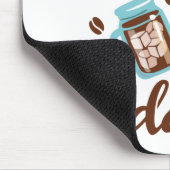 Tapis De Souris Addict au café glacé (Coin)