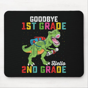 Tapis De Souris Adieu 1ère année Bonjour 2e année T Rex Dinosaur