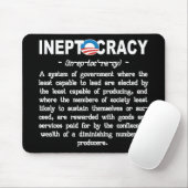 Tapis De Souris Administration d'Obama Ineptocracy Mousepad (Avec souris)