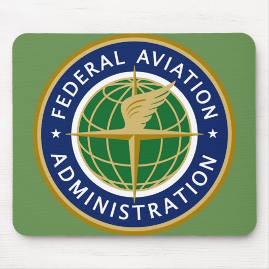 Tapis De Souris Administration Fédérale d'Aviation de FAA (Devant)
