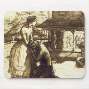 Tapis De Souris Admis, 1853 (stylo et encre brune sur le papier)
