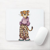 Tapis De Souris Ado fille tiger (Avec souris)
