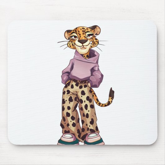 Tapis De Souris Ado fille tiger (Devant)
