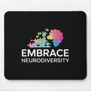 Tapis De Souris Adopter la Neurodiversité Autisme Tdah Inclusion M