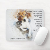 Tapis De Souris Adopter Un Abri - Beagle (Avec souris)