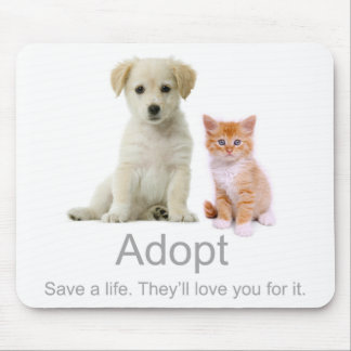 Tapis De Souris adoptez un animal familier