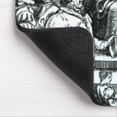 Tapis De Souris Adoption des enfants orphelins dans la cour (Coin)