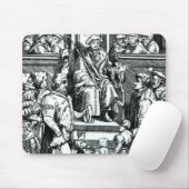 Tapis De Souris Adoption des enfants orphelins dans la cour (Avec souris)