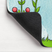 Tapis De Souris Adorable aquarelle Doodle Fleur Mousepad (Coin)