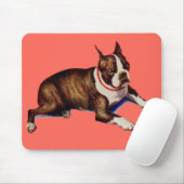 Tapis De Souris adorable Boston terrier (Avec souris)