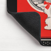 Tapis De Souris adorable chiot dans le miroir (Coin)
