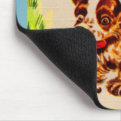 Tapis De Souris adorable cocker spaniel chiot sur la course (Coin)