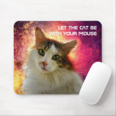 Tapis De Souris Adorable Cute Calico Chat (Avec souris)