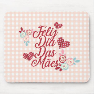 Tapis de souris adorable du diamètre DAS Mães de