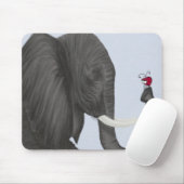 Tapis De Souris Adorable éléphant et mignonne coccinelle (Avec souris)