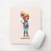Tapis De Souris Adorable Kid Zombie - Jolie Halloween (2) (Avec souris)