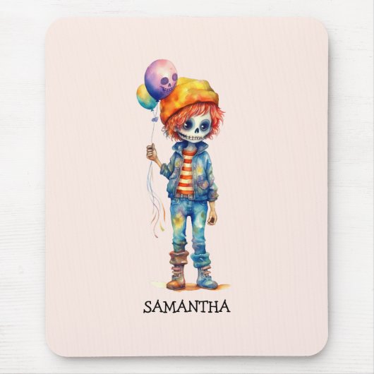 Tapis De Souris Adorable Kid Zombie - Jolie Halloween (2) (Devant)