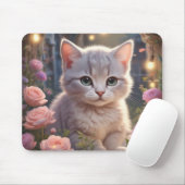Tapis De Souris Adorable Kitten Mousepad (Avec souris)