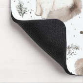 Tapis De Souris Adorable Mignonne Ragdoll Chat Hiver (Coin)