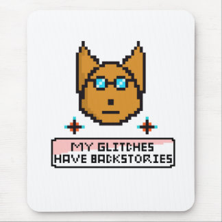 Tapis De Souris Adorable Nerd Puppy with Glasses