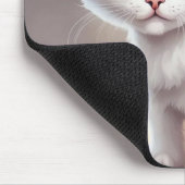 Tapis De Souris adorable petit chaton blanc (Coin)