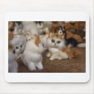Tapis De Souris Adorables chatons en peluche