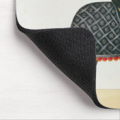 Tapis De Souris Adoubez dans l'armure sur son cheval, plat 'd'un (Coin)