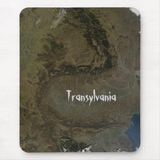 Tapis de souris aérien de Transylvanie (Devant)