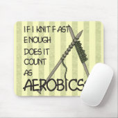 Tapis De Souris Aérobic de tricot (Avec souris)