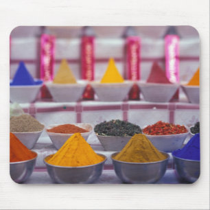 Tapis De Souris AF, Egypte, Assouan, épices colorées sur le marc