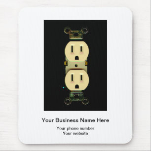 Tapis De Souris Affaires électriques d'électriciens de débouch